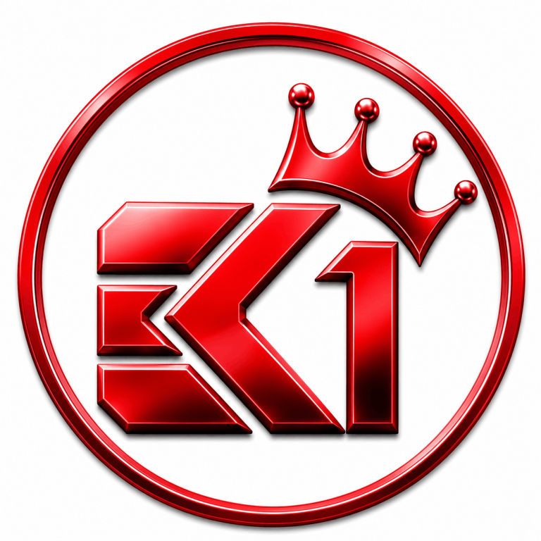 EK1 Game logo for online games, game download and gaming platform